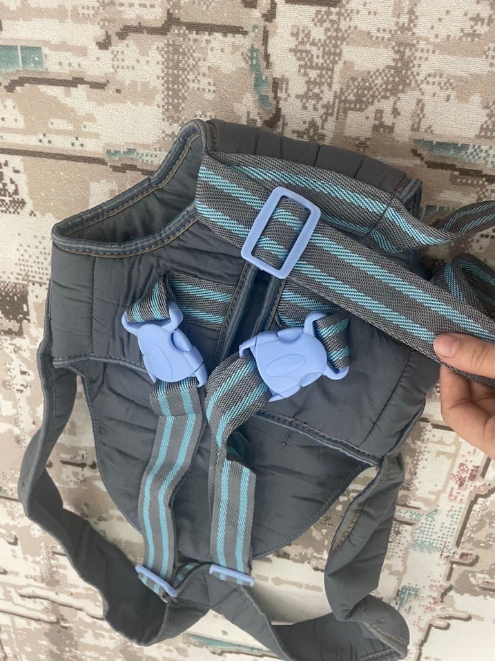 Gri Bebek Taşıyıcı Kanguru - Görsel 4