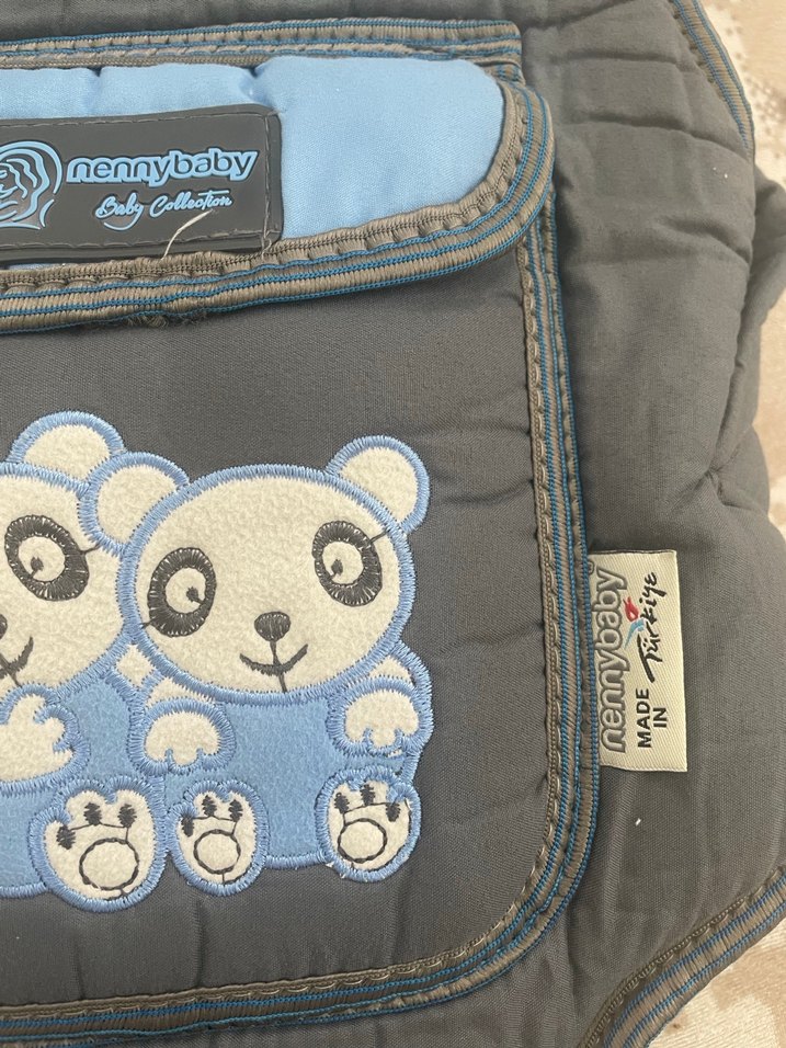 Gri Bebek Taşıyıcı Kanguru - Görsel 2