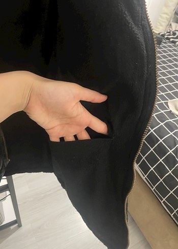 Siyah Fermuarlı erkek Kışlık Mont - Görsel 3