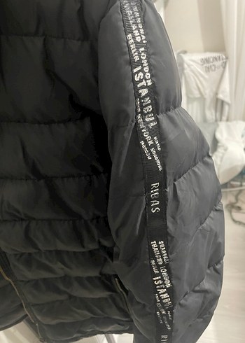 Siyah Fermuarlı erkek Kışlık Mont - Görsel 2