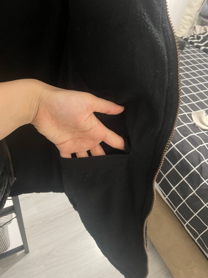 Siyah Fermuarlı erkek Kışlık Mont - Görsel 3