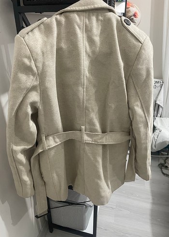 Bej Süet Düğmeli Erkek Ceket - Görsel 6