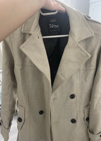 Bej Süet Düğmeli Erkek Ceket - Görsel 9