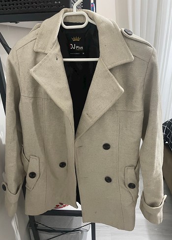 Bej Süet Düğmeli Erkek Ceket - Görsel 2