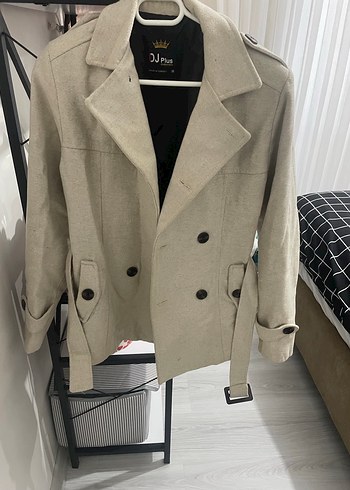 Bej Süet Düğmeli Erkek Ceket - Görsel 4