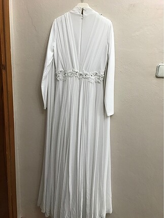 36 Beden beyaz Renk Nikah elbisesi