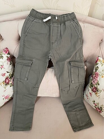 Erkek çocuk kargo jogger pantolon