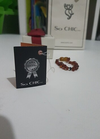  SO Chic Kehribar Bileklik 