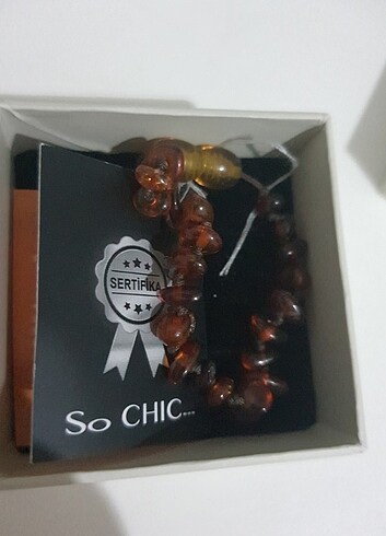  Beden SO Chic Kehribar Bileklik 