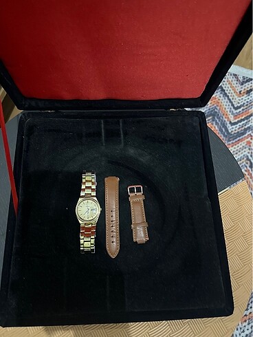 Seiko Gold Vintage Pilli Saat