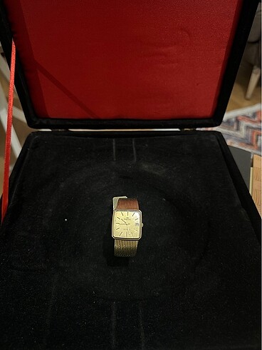 Majestic Gold Vintage Altın kaplama İsviçre saati