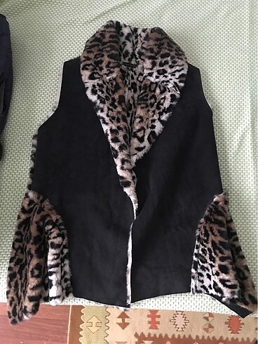 Made in İtaly leopar yelek