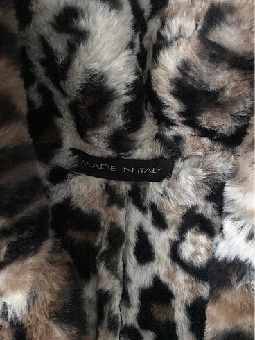 universal Beden Made in İtaly leopar yelek