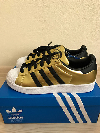 Adidas Superstar Gold Renk Adidas Spor Ayakkabı %55 İndirimli - Gardrops