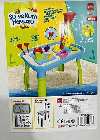 Sıfır ve Kutulu MGS Su ve Kum Havuzu Oyuncak
