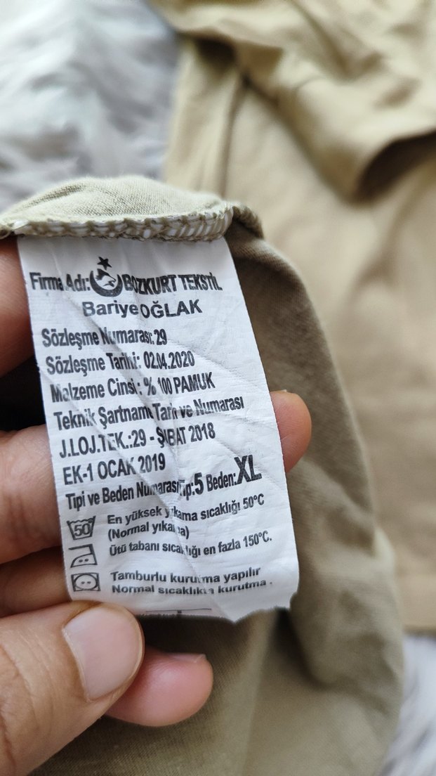 Camel Renk Uzun Kollu Erkek içlik üst - Görsel 2