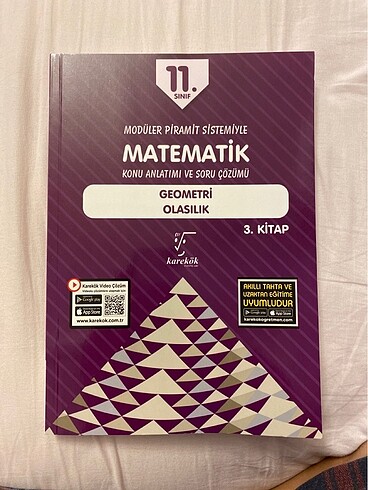 11. Sınıf Karekök modüler piramit sistemiyle matematik 3. Kitap