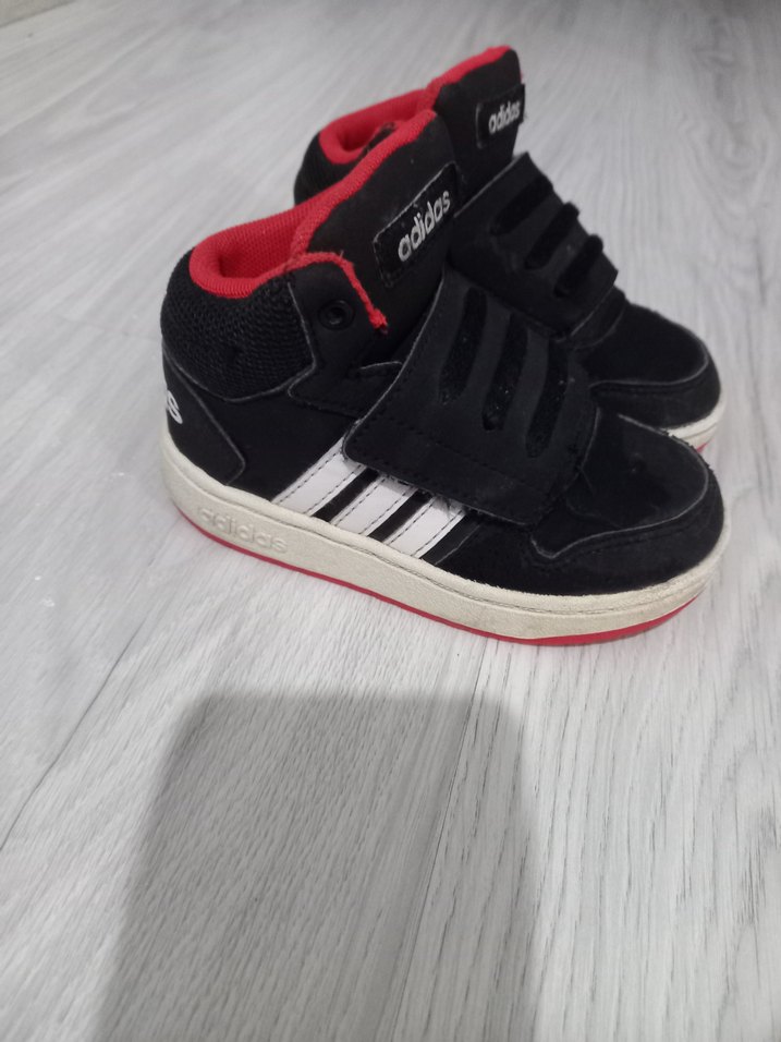 Siyah Adidas Erkek Çocuk Spor Ayakkabı Velcro - Görsel 2