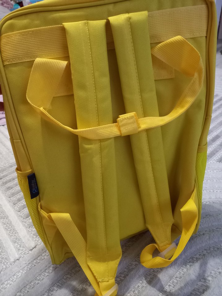 Baby&Mom Sarı Baskılı Bebek Çantası - Görsel 3