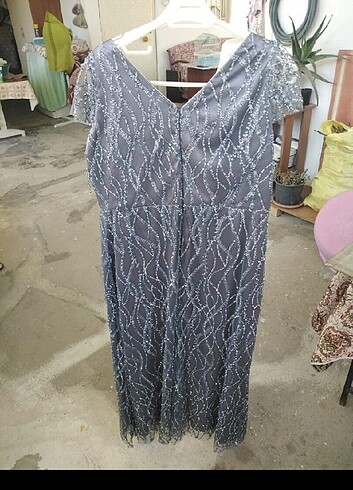 Abiye elbise  boy..1.24 Eni ise 46 cmdir - Görsel 3