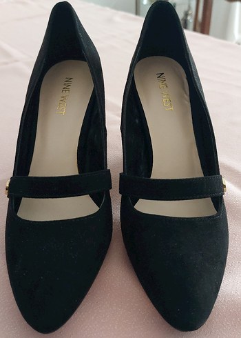 Siyah Tokalı Kadın Platform Topuklu - Görsel 4