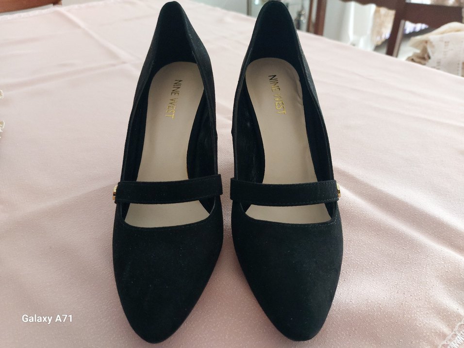 Siyah Tokalı Kadın Platform Topuklu - Görsel 4