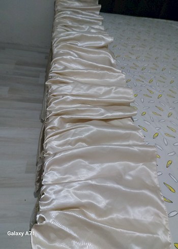 Bej Düz karyola örtüsü - Görsel 3