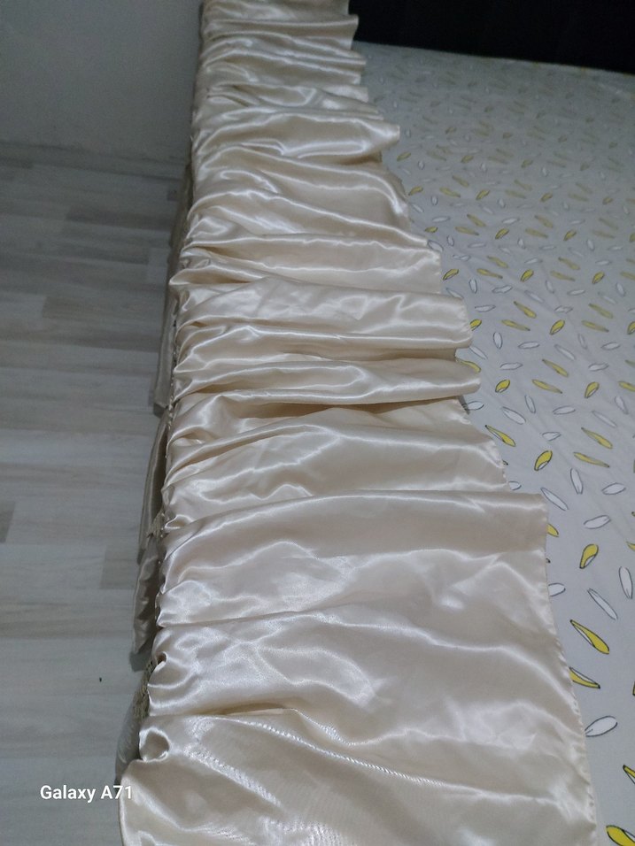 Bej Düz karyola örtüsü - Görsel 3