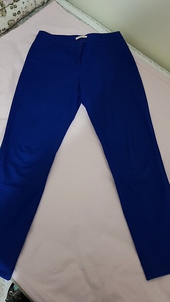 Lacivert kumaş pantolon  - Görsel 2