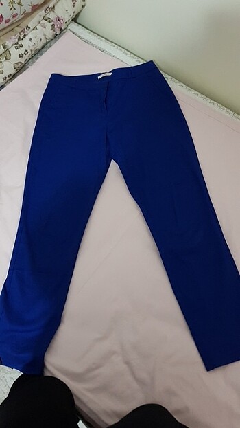 Lacivert kumaş pantolon  - Görsel 3
