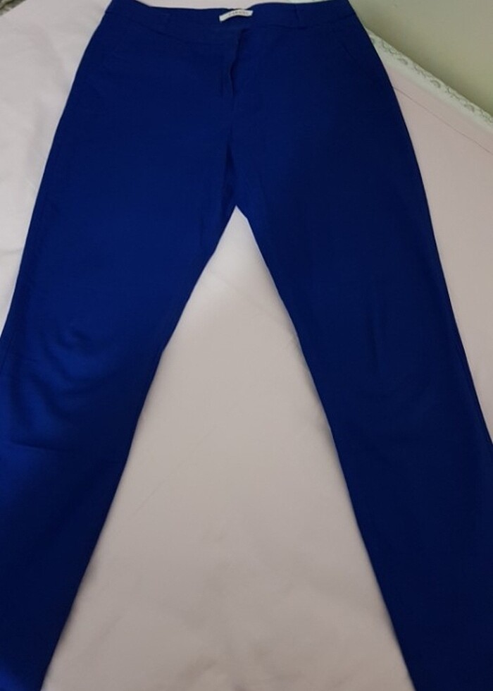 Lacivert kumaş pantolon  - Görsel 2