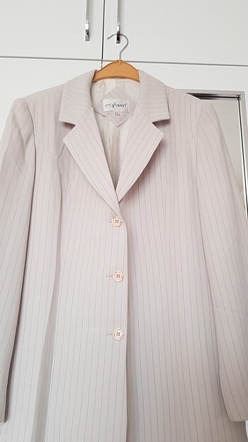 Blazer ceket çizgili - Görsel 5