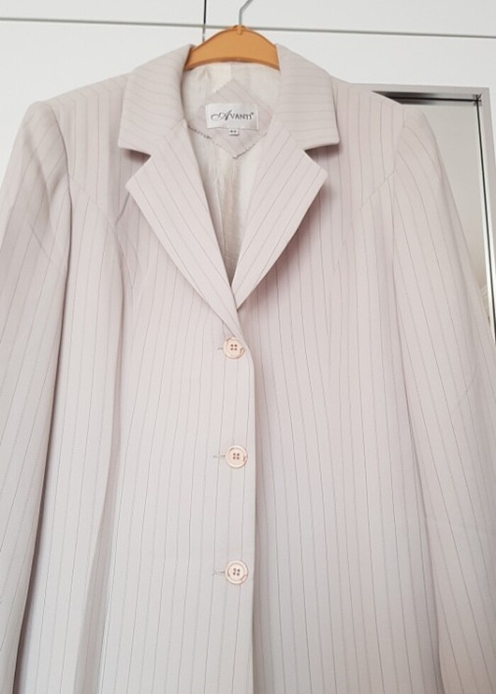 Blazer ceket çizgili - Görsel 5