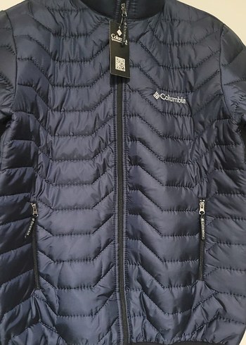 Columbia Erkek Lacivert Fermuarlı Mont