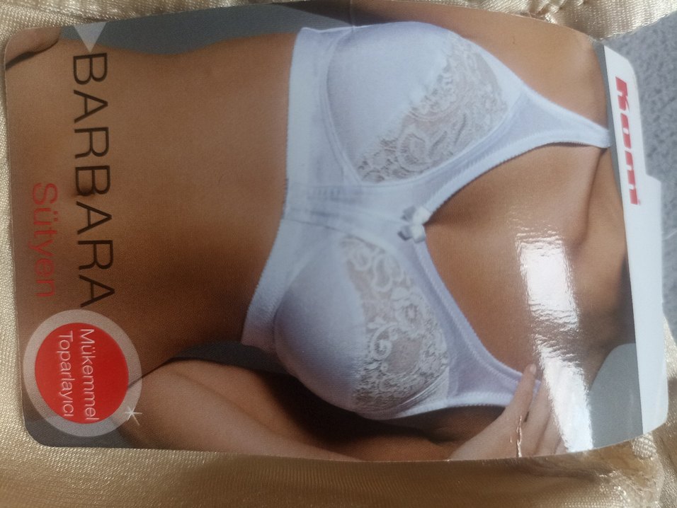 Bej Vintage Dantelli Sütyen - Görsel 4