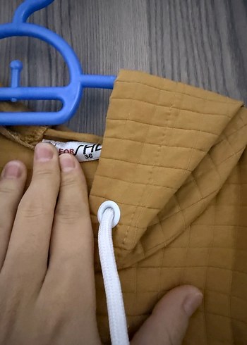 Kapüşonlu Düğmeli Kadın Takım - Görsel 4