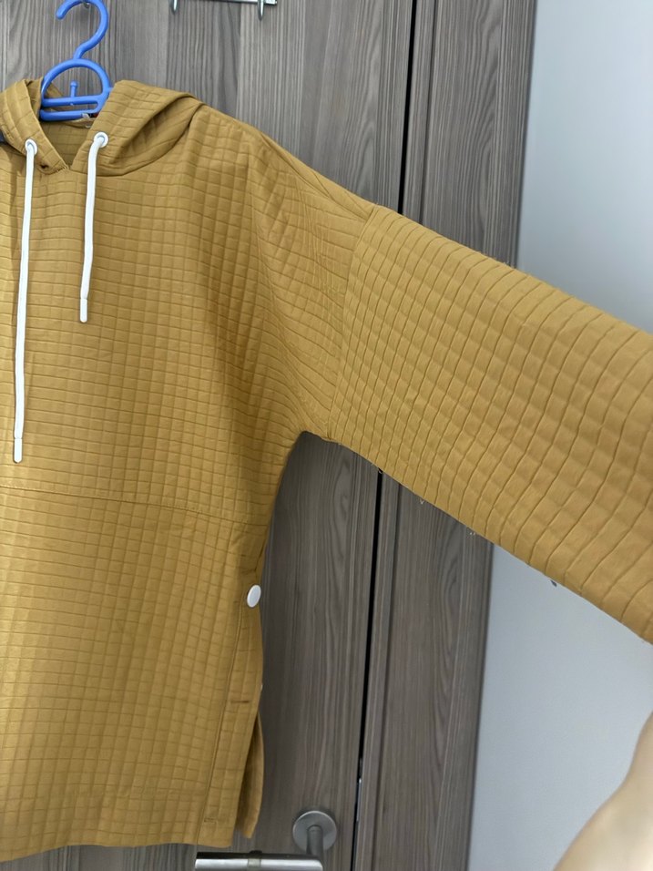 Kapüşonlu Düğmeli Kadın Takım - Görsel 2