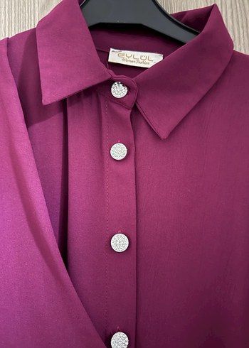 Mor Uzun Salaş Kadın Elbise - Görsel 3