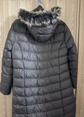 Kürklü Siyah Kadın Kışlık Mont - Görsel 3