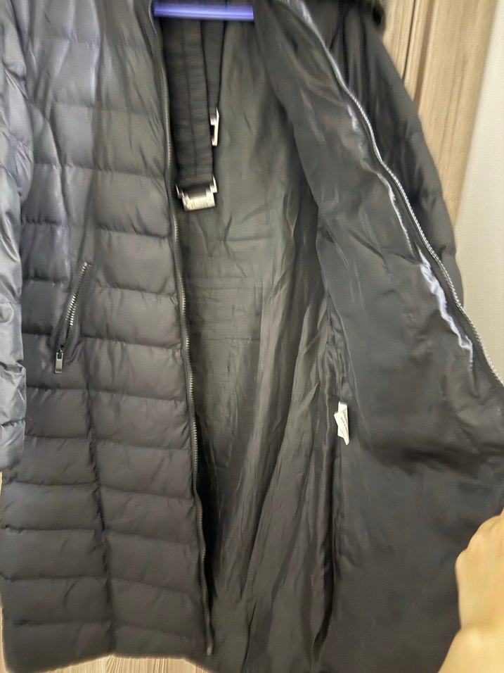 Kürklü Siyah Kadın Kışlık Mont - Görsel 4