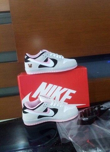 40 Beden gri Renk NİKE DUNK LOW SPOR AYAKKABI