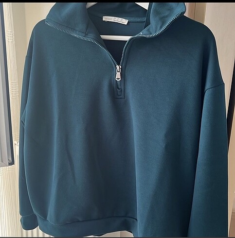 Oysho sweatshirt yeşil renk l beden