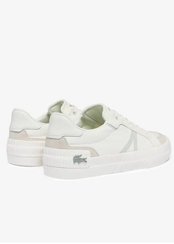 LacosteBeyaz Minimalist Erkek Sneaker Velcro Detaylı