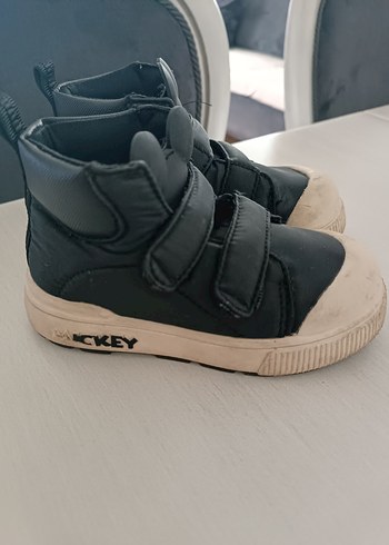 Siyah unisex 22 numara çocuk ayakkabi - Görsel 2