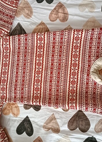 6-9 Ay Beden kırmızı Renk Next baby tulum