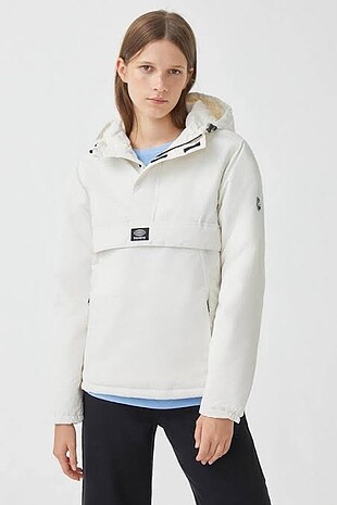 Pull and Bear Beyaz Mont