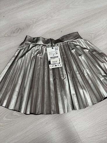 Zara Zara metalik gri etek
