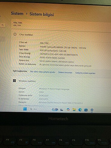 Beden Laptop bilgisayar
