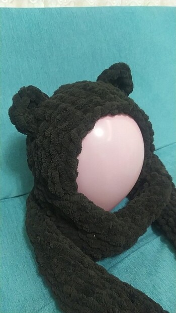  Beden Siyah Balaclava (Bereli-atkı)