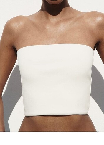 Zara fitilli bandeau top